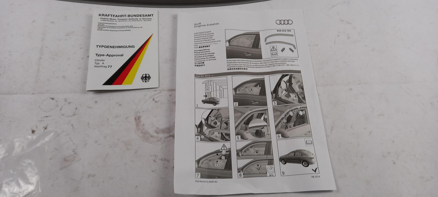 Original OE Volkswagen Windabweiser 8U0072193