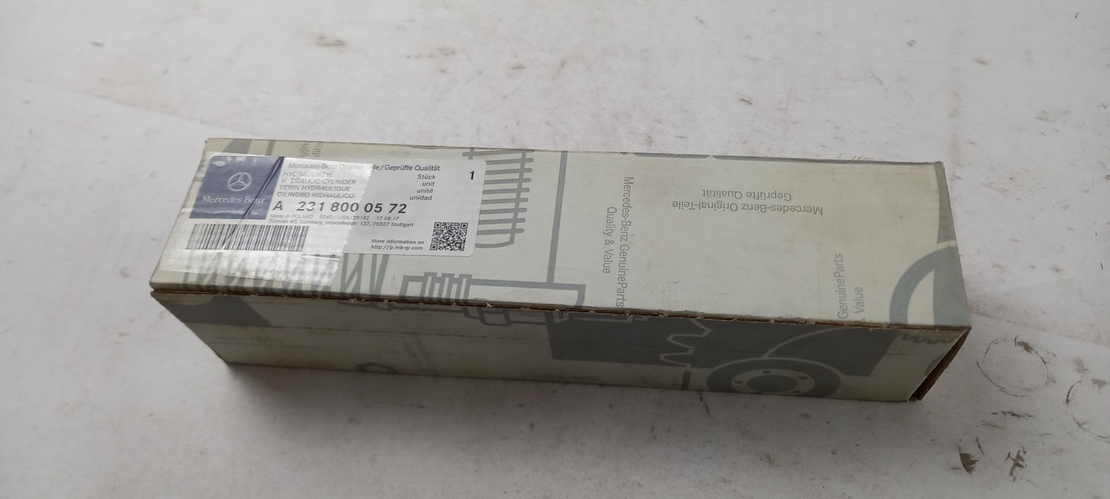 Original MERCEDES-BENZ SL R231 Gasfeder Hinten Links A2318000572