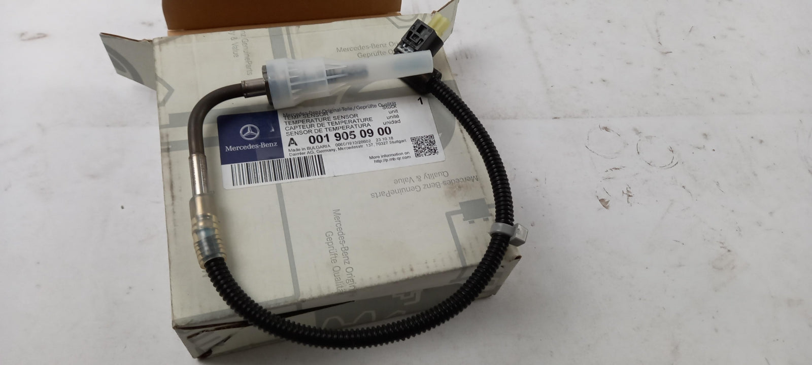 Original MERCEDES-BENZ B-klasse W245 A W169 Abgastemperaturgeber A0019050900