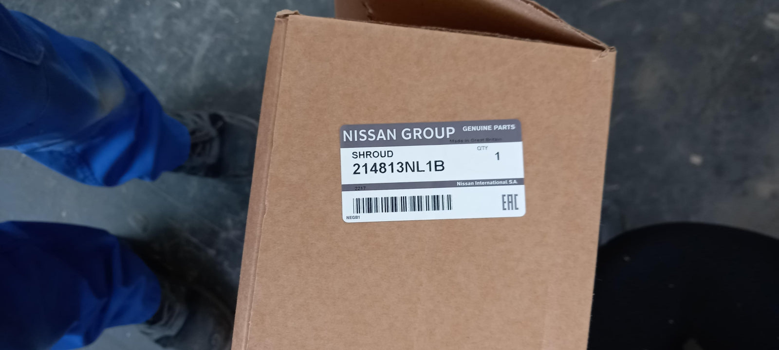 Original NISSAN Leaf ZE0 ZE1 E-NV200 ME0M Motorkühlung Lüfter 214813NL1B