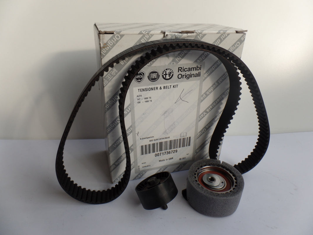 Original ALFA ROMEO 145 146 147 156 1.4/1.6i Zahnriemensatz mit Rollen 71736729