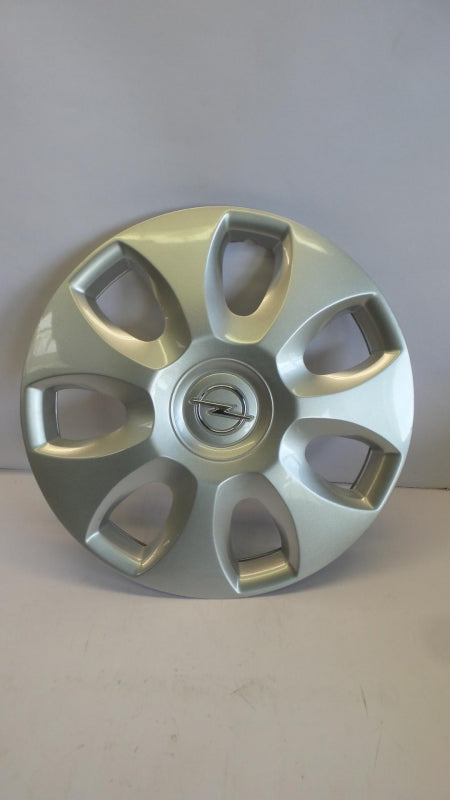 Original OPEL Corsa-D hubcap 15 inch silver 13265184