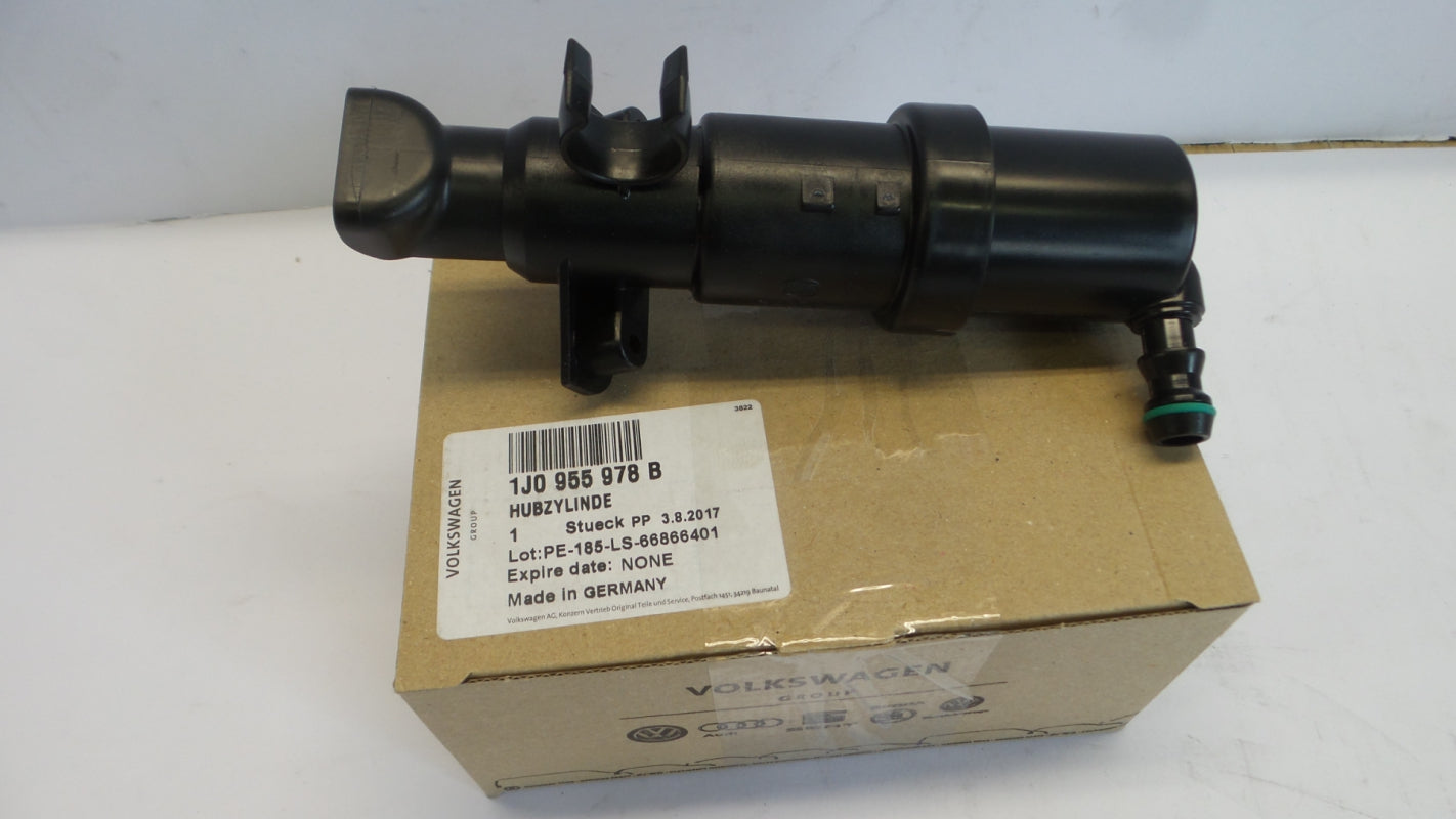 Original VW Bora Golf Scheinwerferwaschanlage Hubzylinder ohne Düse 1J0955978B
