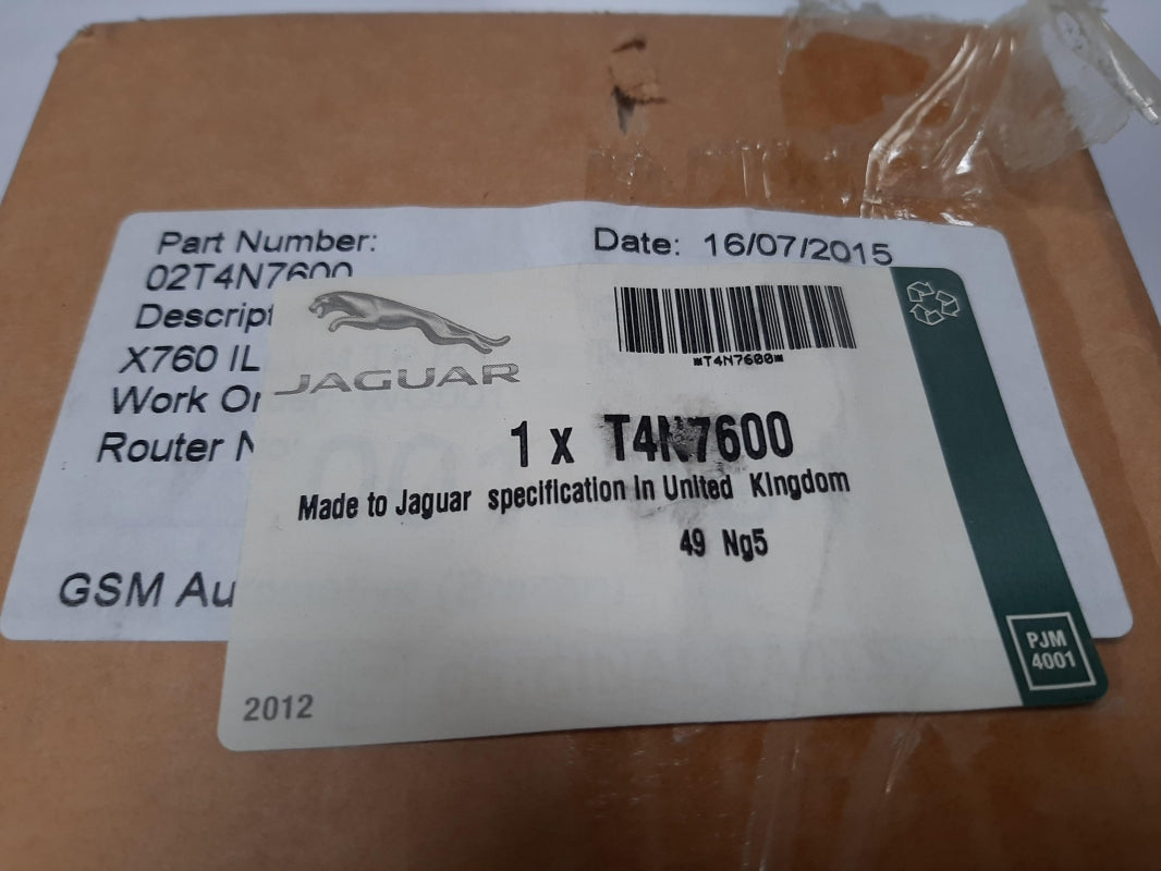 Original JAGUAR XE X760 Einstiegsleisten beleuchtete Alu ebony T4N7600