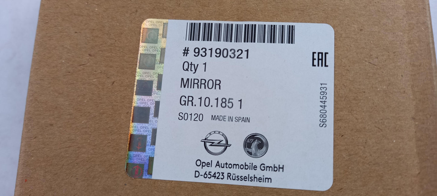 Original OPEL Astra-H Corsa-C/D/E Vectra-C Signum Innenspiegel schwarz 93190321