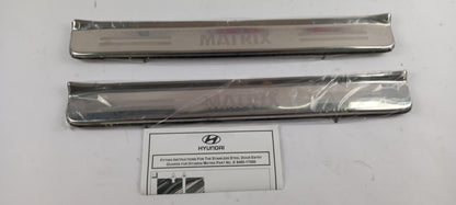 Original HYUNDAI Matrix Einstiegsleistensatz Edelstahl vorne E845017000