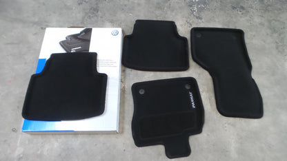 Original VOLKSWAGEN Passat 2015 Fußmattensatz 4 St Schwarz 3G1061445AWGK