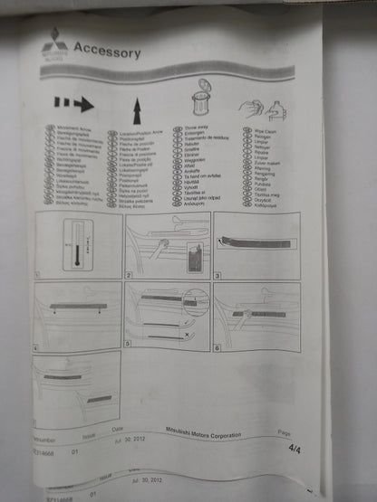 Original OE MITSUBISHI Einstiegsleisten Satz MZ314668