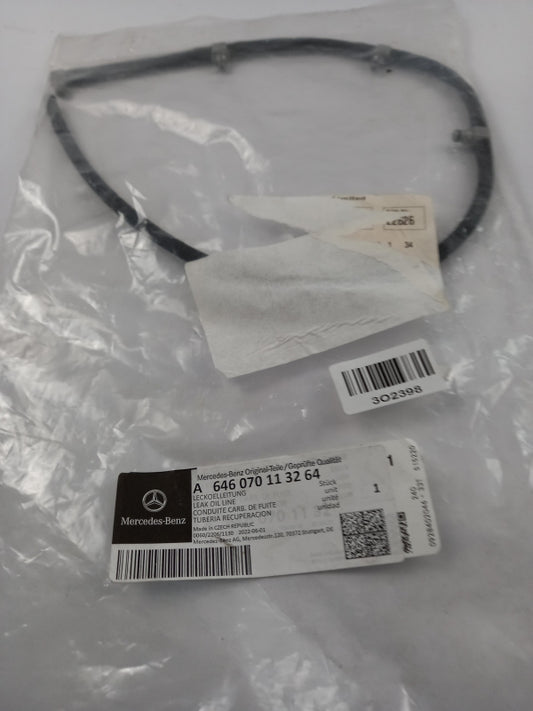 Original OE MERCEDES-BENZ Kraftstoffüberlauf Schlauch A646070113264