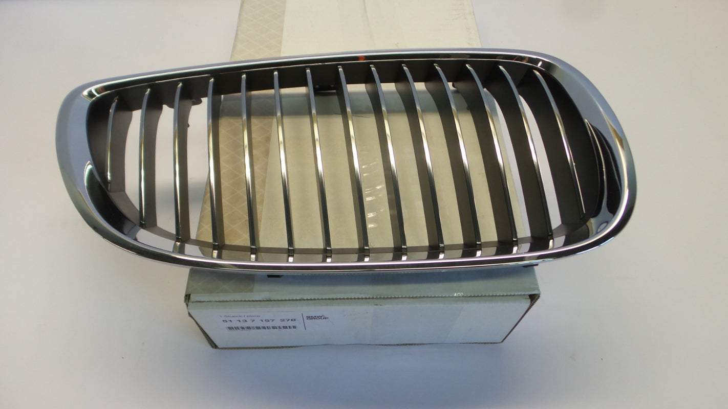 Original BMW 3er E90 E92 E93 Ziergitter Kühlergitter chrom rechts 51137157278