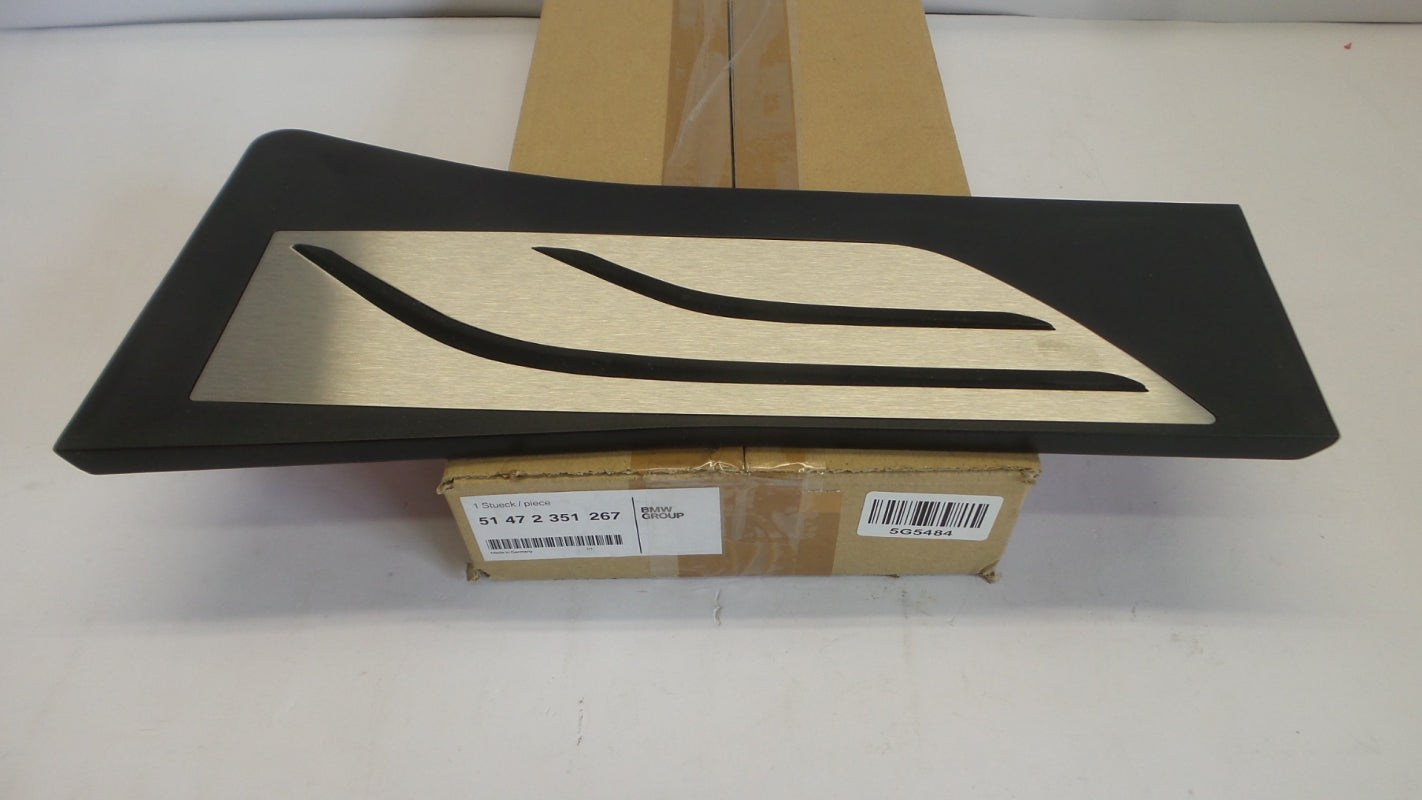 Original BMW X5 F15 X6 F16 M Performance Fussstütze Edelstahl 51472351267