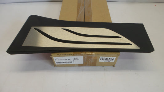 Original BMW X5 F15 X6 F16 M Performance Fussstütze Edelstahl 51472351267