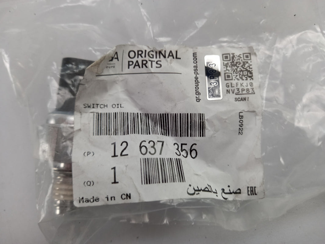 Original OPEL Astra-K Mokka X Insignia-B Öldruckschalter 12637356