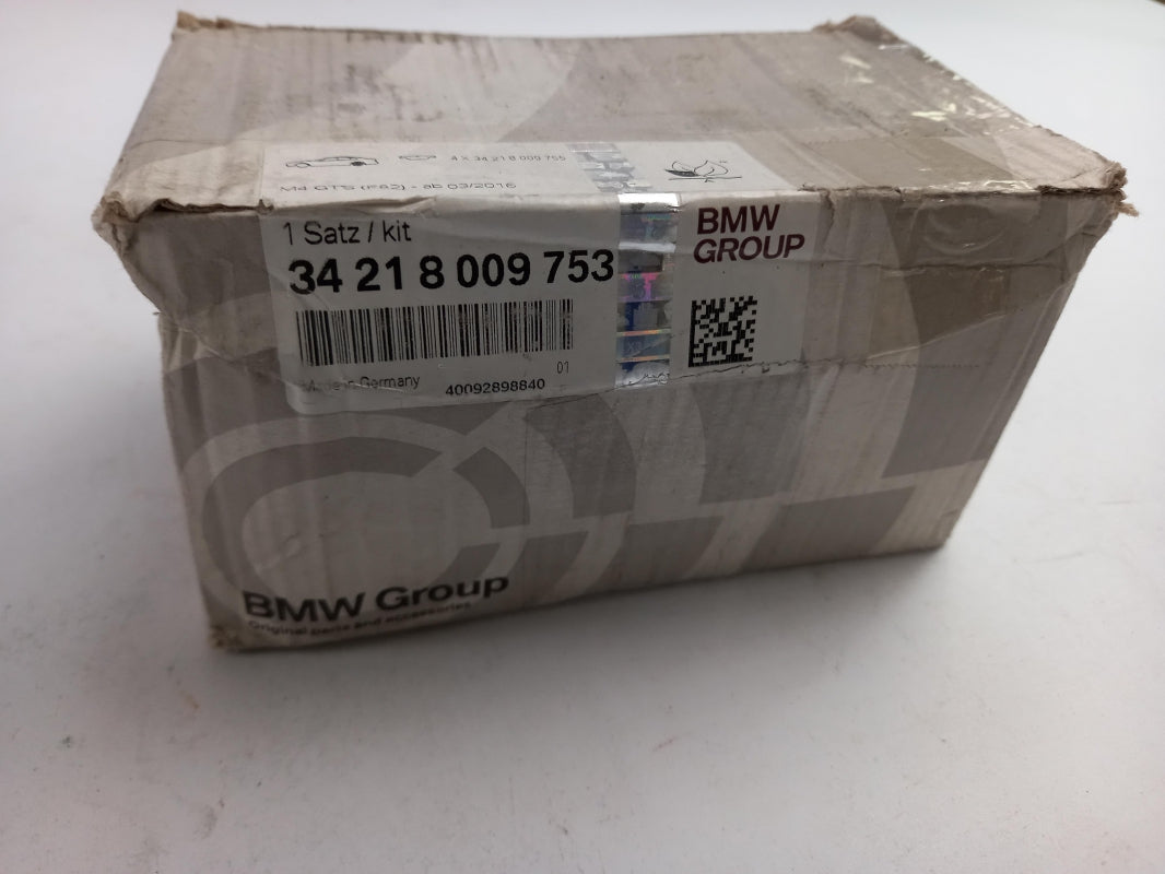 Original BMW 4' F82 M4 GTS Bremsbeläge asbestfrei Hinten 34218009753