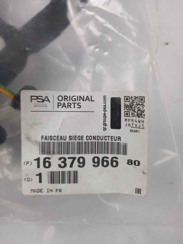 Original PSA PEUGEOT CITROEN Kabelbaum für den Fahrersitz 1637996680