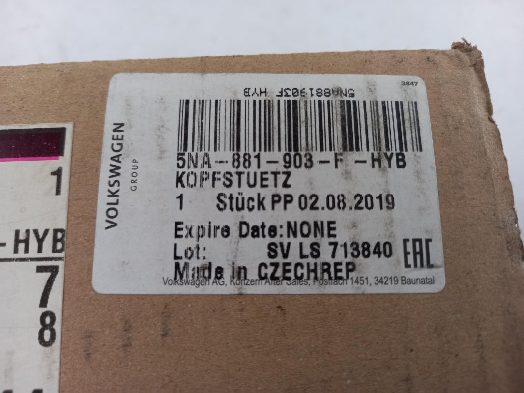 Original OE Volkswagen Kopfstütze 5NA881903FHYB