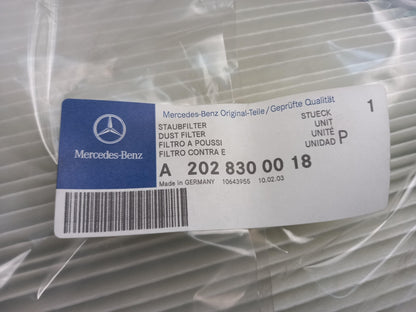 Original MERCEDES-BENZ W202 W210 C208 R170 Innenraumfilter A2028300018