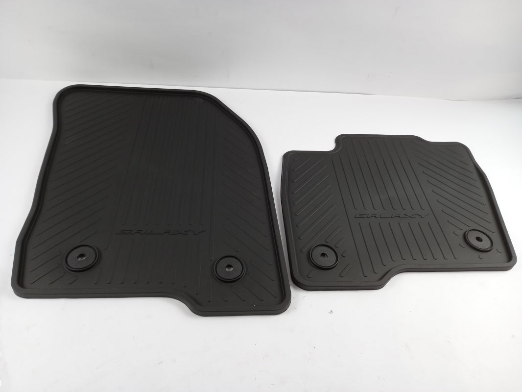 Original FORD Galaxy 2015-2023 Fußmattensatz Gummi schwarz vorne 1948138