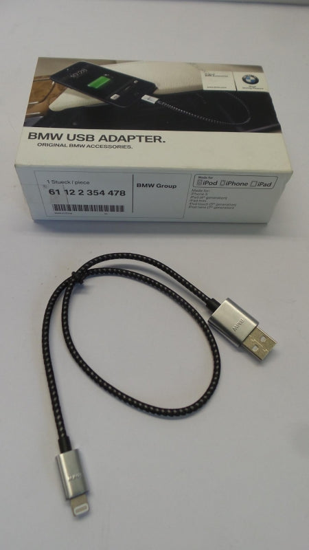 Original BMW many models USB adapter Lightning for iPhone 61122354478 