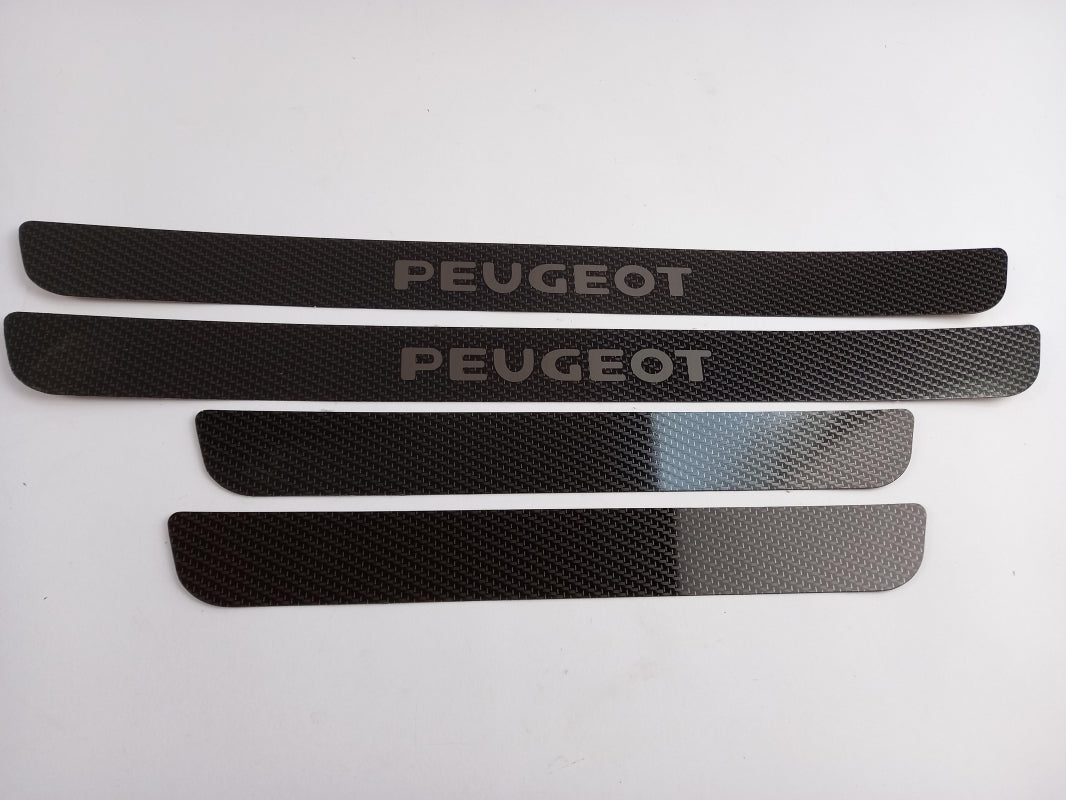 Original PEUGEOT 308 3008 5008 Einstiegsleisten 4-teilig Carbon style 9400JQ