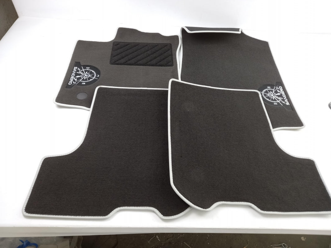 Original RENAULT DACIA Sandero II floor mat set 4-piece textile 8201481336 