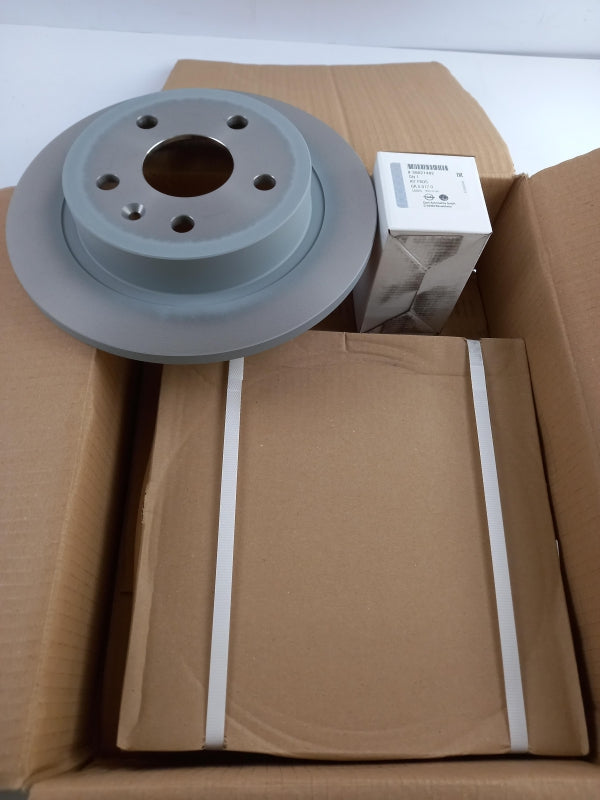 Original OE OPEL Bremsensatz 2 Bremsscheiben + 4 Bremsbeläge 1680581580