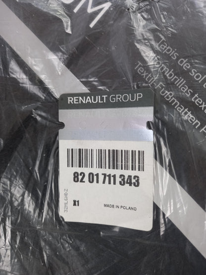 Original RENAULT Captur II Premium Fußmattensatz anthrazit 4-teilig 8201711343