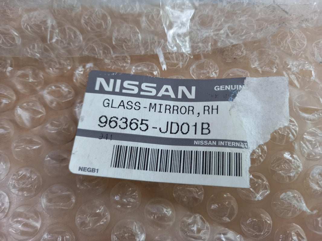 Original OE NISSAN Außenspiegelglas 96365JD01B