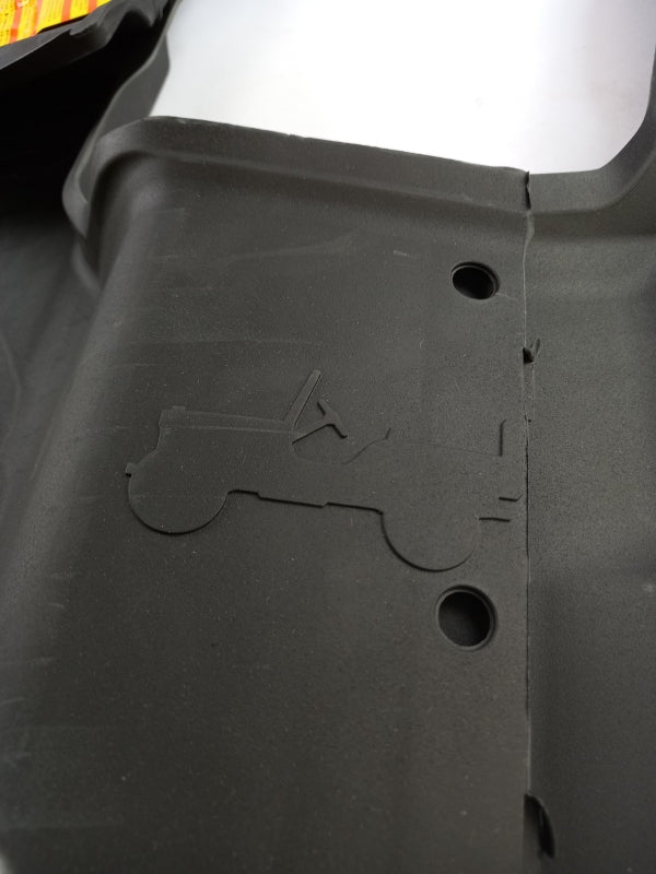 Original JEEP Wrangler JL Fußmattensatz 4-teilig Gummi schwarz-rot K82215203AD