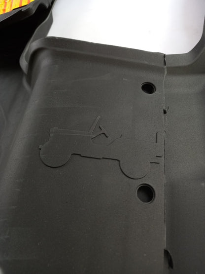 Original JEEP Wrangler JL Fußmattensatz 4-teilig Gummi schwarz-rot K82215203AD