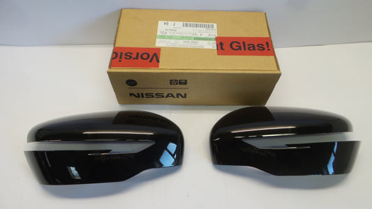 Original NISSAN Qashqai (J11) '14- Außenspiegelkappen 2-stück schwarz KE9604E5BZ