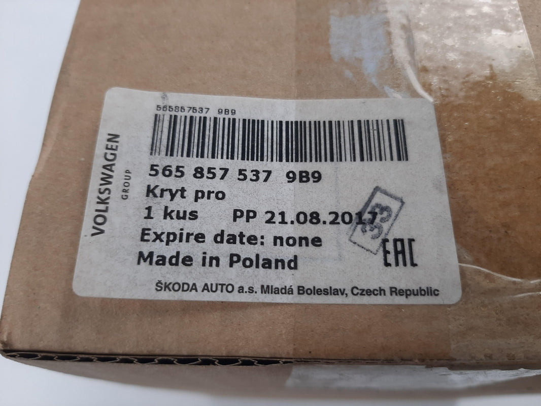 Original SKODA Karoq (NU7) Kodiaq (NS7) Spiegelkappe Links Schwarz 5658575379B9