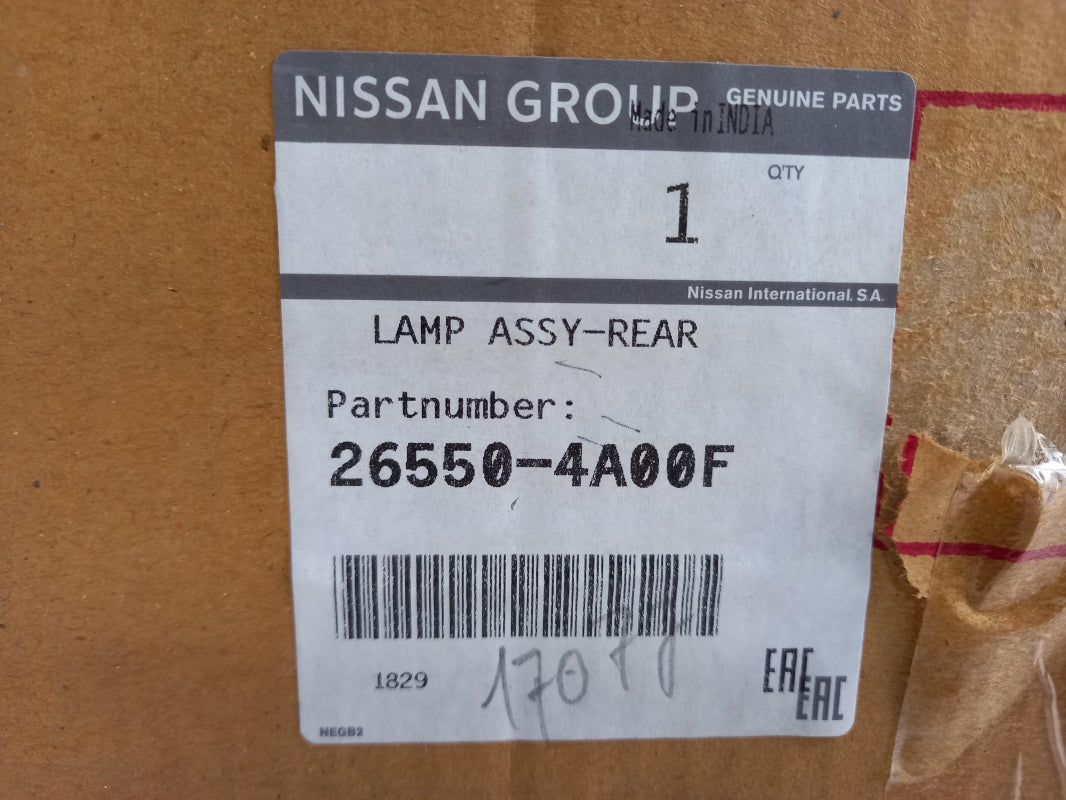Original NISSAN Pixo (UA0) 2009-2013 Heckleuchte Rückleuchte Rechts 265504A00F