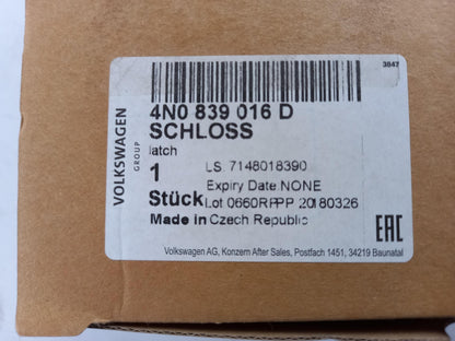 Original OE Volkswagen Türschloss 4N0839016D