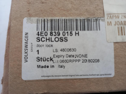 Original AUDI A8 S8 4E Türschloss hinten links 4E0839015H