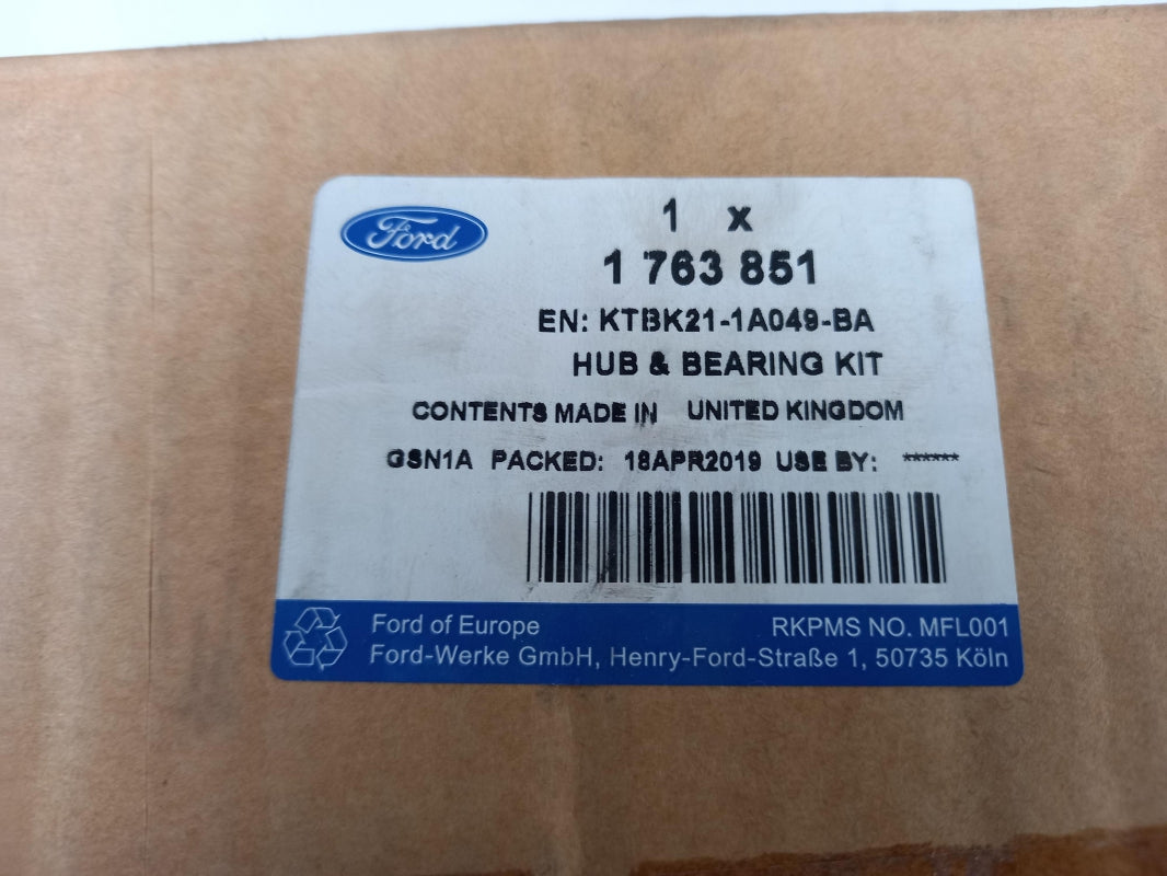 Original FORD Transit Tourneo Custom Radlagersatz Hinten 1763851