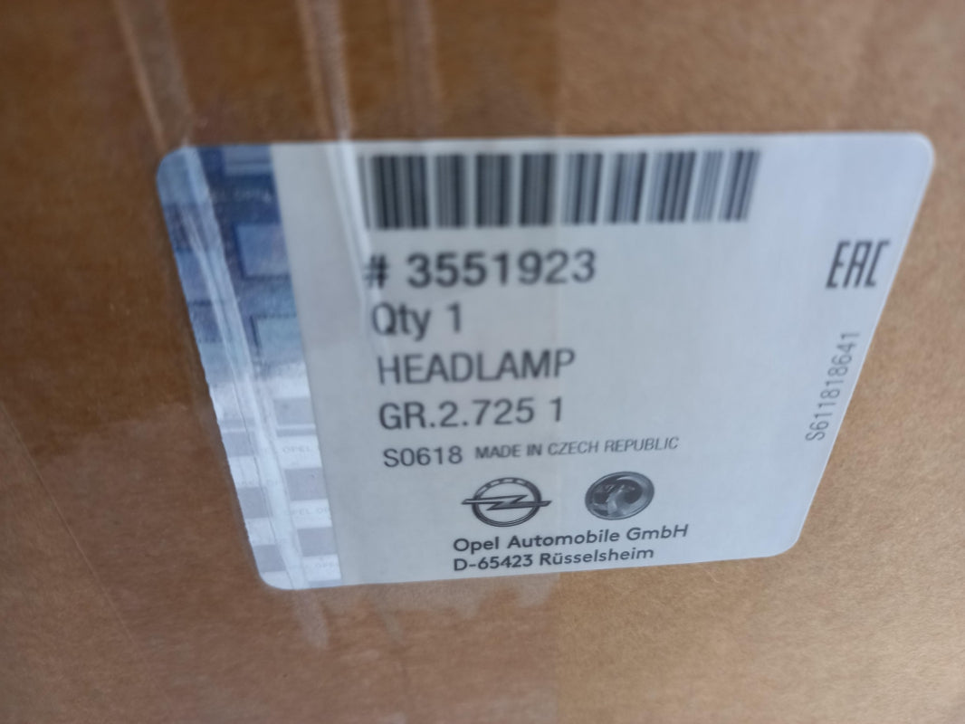 Original OPEL Grandland X Frontscheinwerfer Scheinwerfer LED Links 3551923