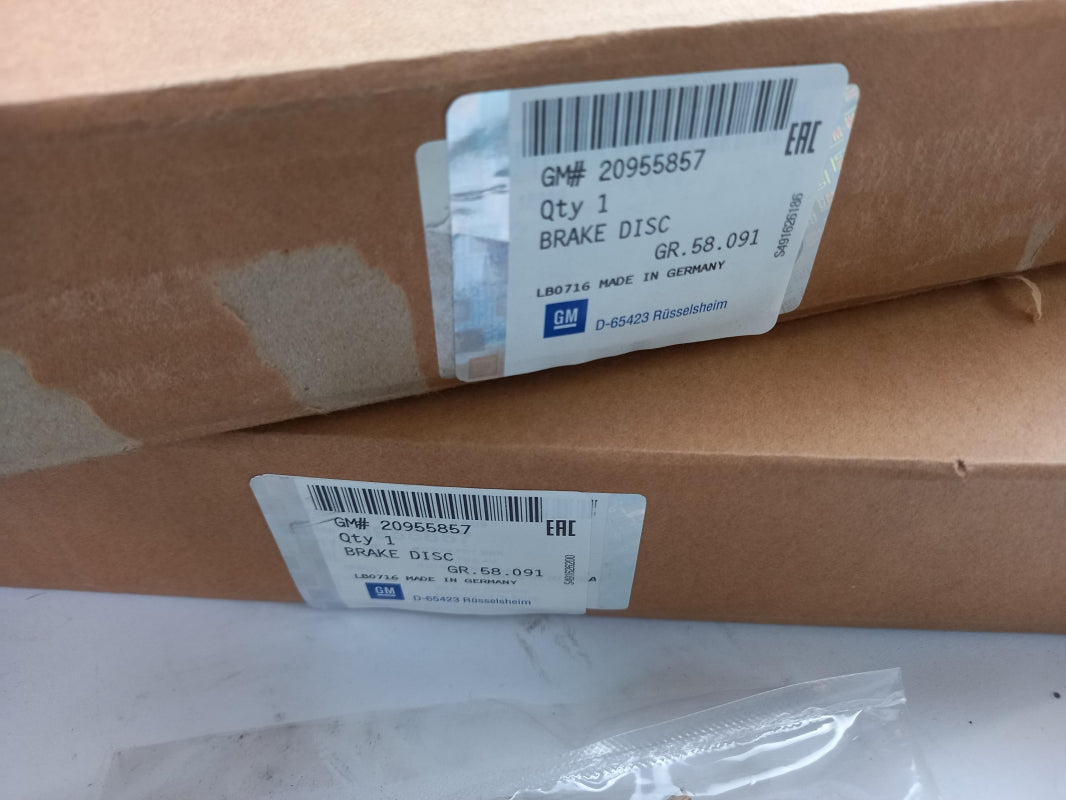 Original OPEL Antara Bremsensatz Bremsscheiben und Bremsbeläge vorne 95599758