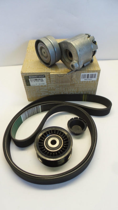 Original RENAULT Megane III Scenic III 1.4i Keilrippenriemensatz 117207538R