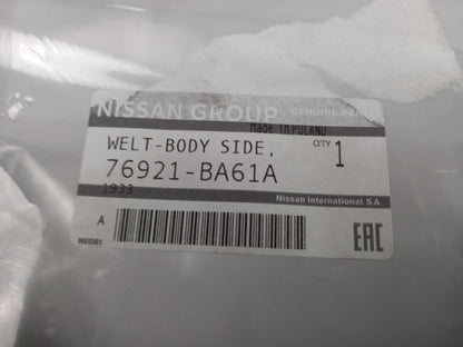 Original NISSAN Juke UK Make (F15) 2014-2018 Türgummi Vorne Rechts 76921BA61A