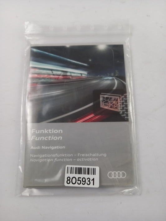 Original AUDI Q2 2017- Freischaltung Navigationsfunktion Europa 81A063192