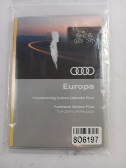 Original AUDI Aktivierungscode Online Dienste Plus Europa 83A051850B16F