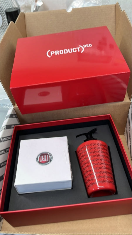 Original FIAT 500X Schlüsselabdeckung & Desinfektionsmittelspender Rot 71808812