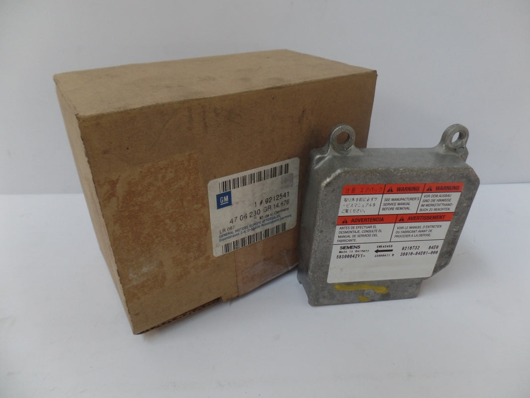 Original OPEL Agila-A airbag control unit 9212541 