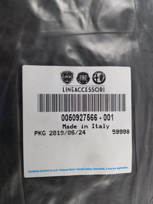 Original FIAT Doblo 2015-2022 Fußmattensatz Gummi schwarz vorne 50927566