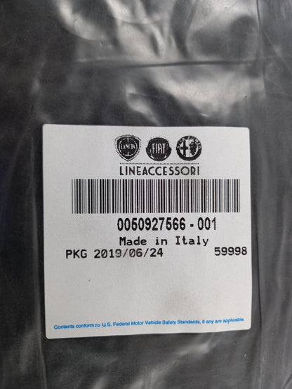 Original FIAT Doblo 2015-2022 Fußmattensatz Gummi schwarz vorne 50927566