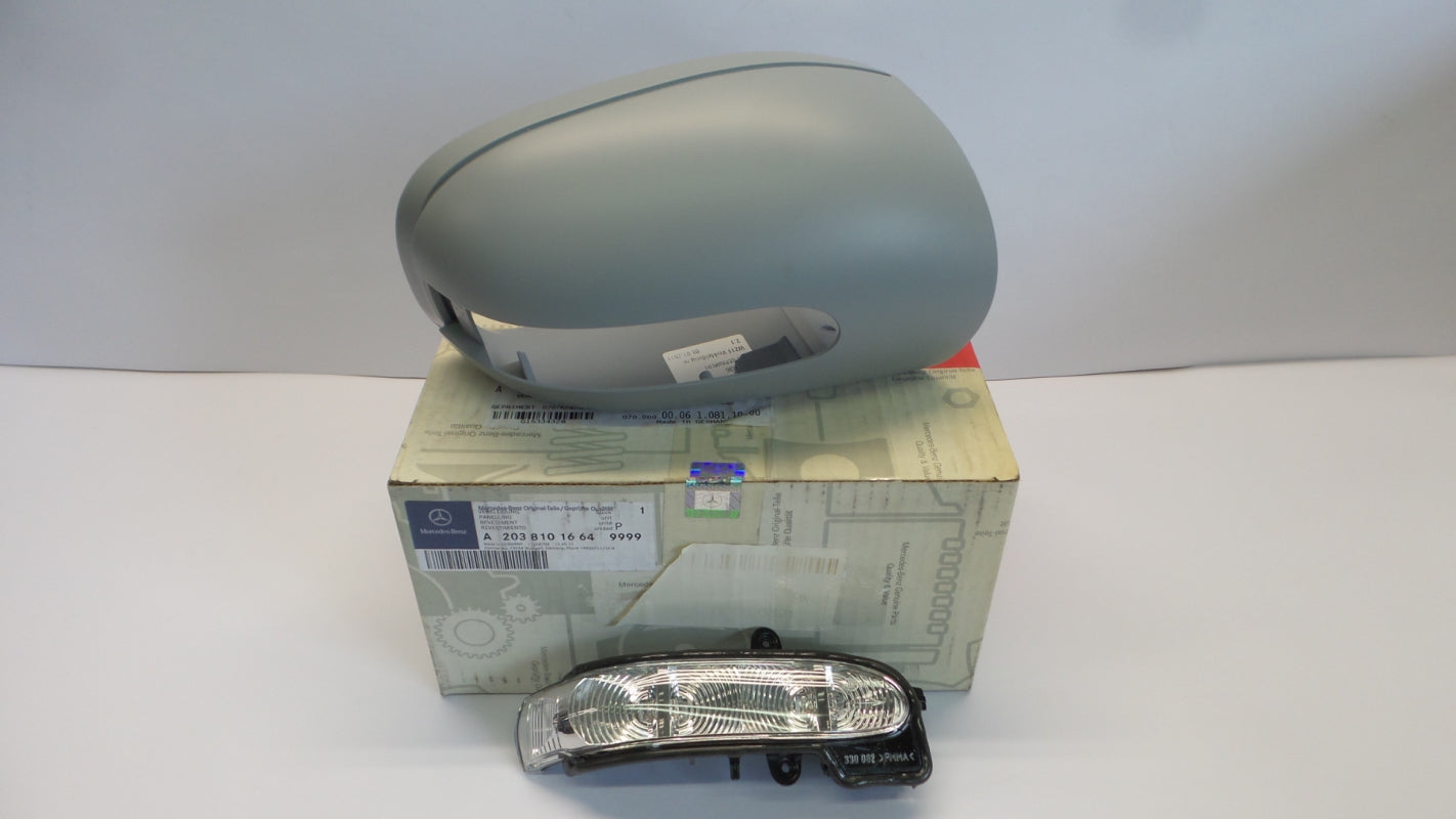 Original MERCEDES-BENZ W211 Außenspiegel Abdeckung grund rechts A20381016649999