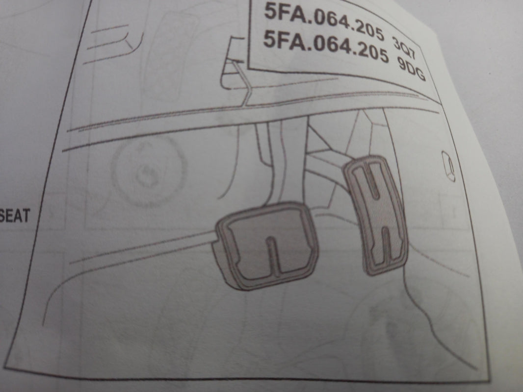 Original VAG Pedalauflagen 5FA0642059DG
