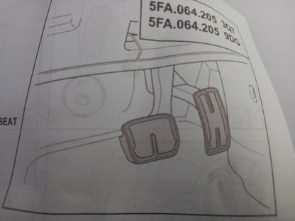 Original VAG Pedalauflagen 5FA0642059DG