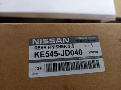 Original NISSAN Qashqai J10 Stoßstangen Zierleiste Chrom hinten KE545JD040